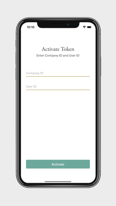 First Republic Corporate Token Screenshot