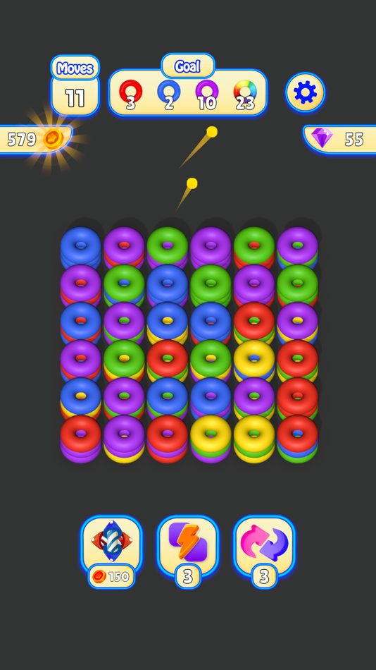 #1. Ring Toss Match (iOS) 由: Mehmet Fatih Sahin