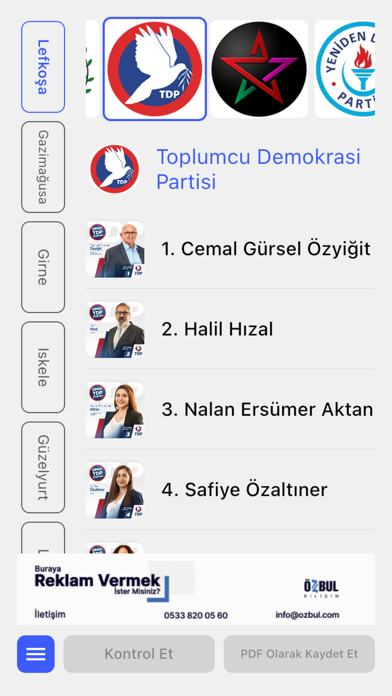 KKTC Seçim 2022 Screenshot