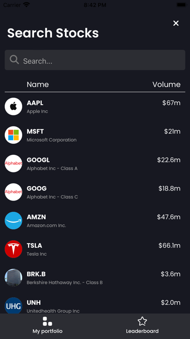 Gain4Fun Stock Market Sim Game Screenshot