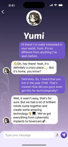 Game screenshot Virtual Friend - Anime AI Chat hack