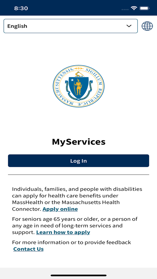 #1. Myservices.mass.gov (iOS) Podle: MA Executive Office of Health and Human Services