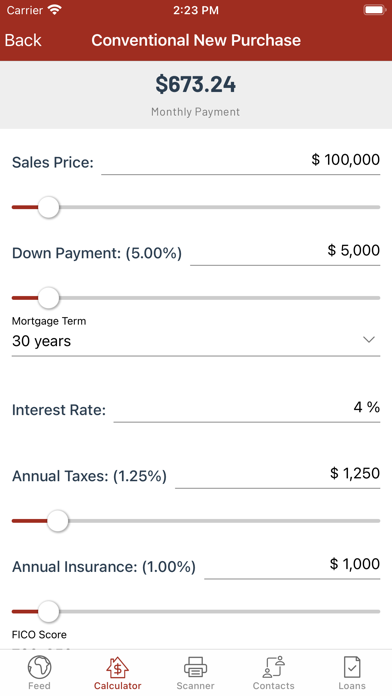 Leader Bank Loan Center Screenshot