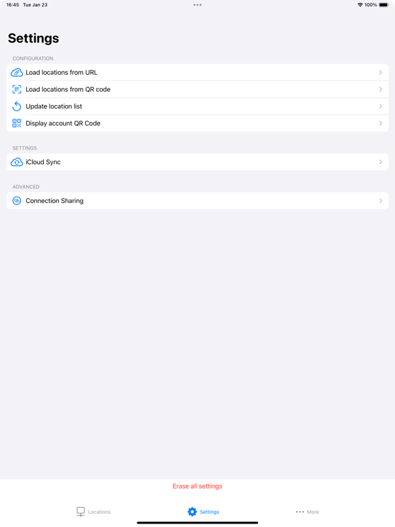 Floxcore iPad screenshot 3 - Utilities app