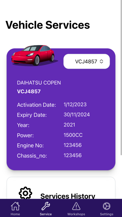 Ezcare Warranty Superapp Screenshot