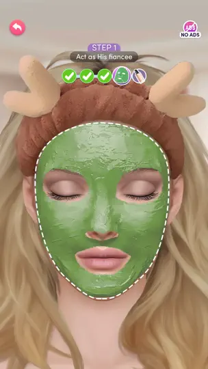 Capture d'écran de Makeover Date: Makeup ASMR sur iPhone 4