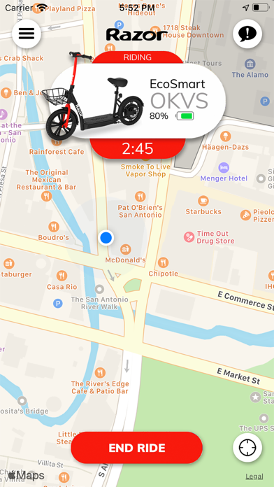 Blue Duck Scooter Screenshot