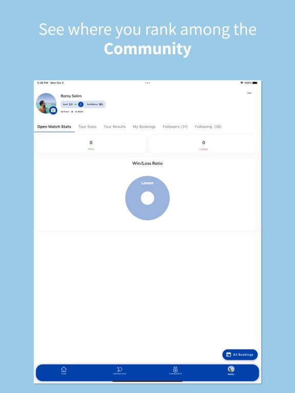 Padel House Eg iPad screenshot 3 - Sports app