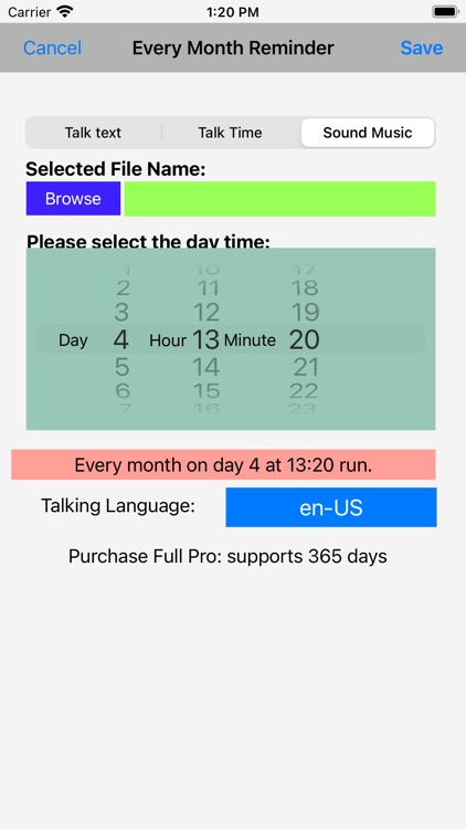 Sound Reminder Lite screenshot-7