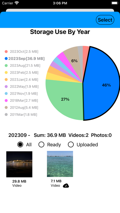 PieCloud: Cloud Storage iPhone screenshot 1 - Productivity app
