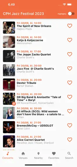 Game screenshot Copenhagen Jazz Festival 2023 mod apk