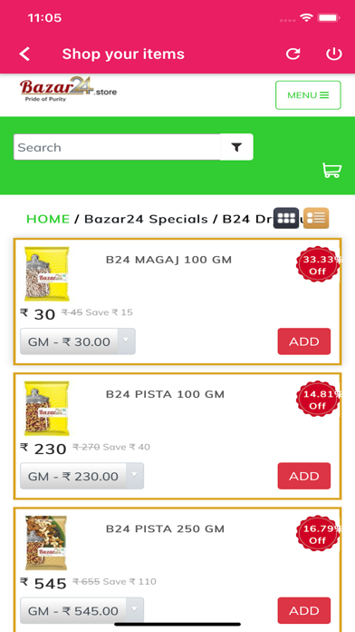 Bazar24.store Screenshot