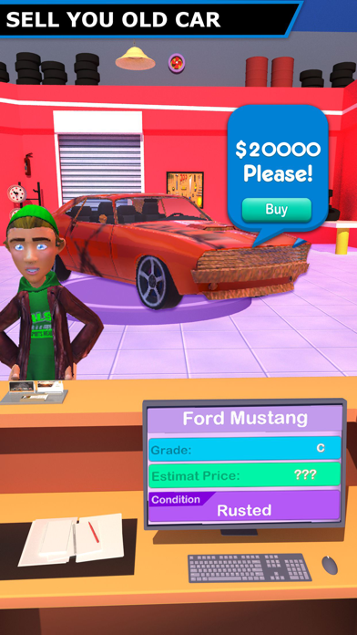 Car Broker 3D: Repair Tycoon Screenshot