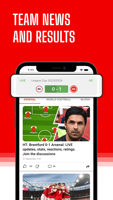 Screenshot #2 pour AFC Live – for Arsenal fans