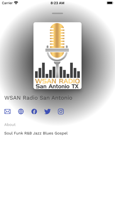 WSAN Radio Screenshot