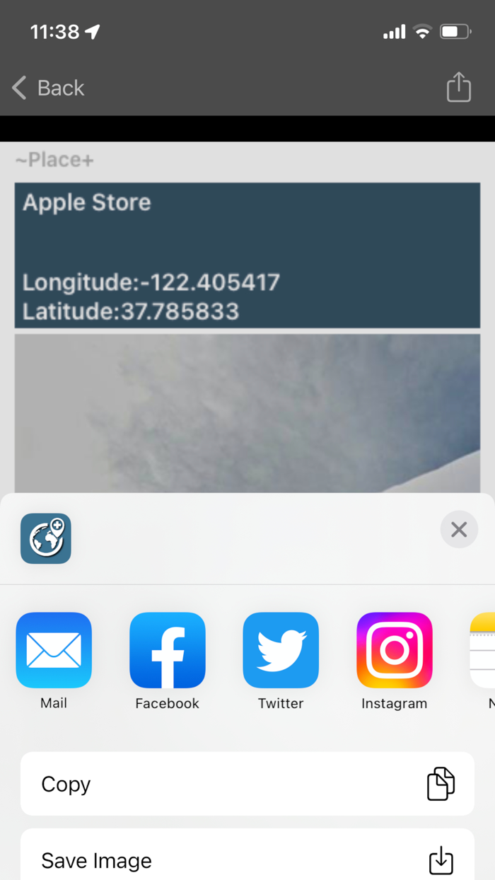 My Location Notes  Place
