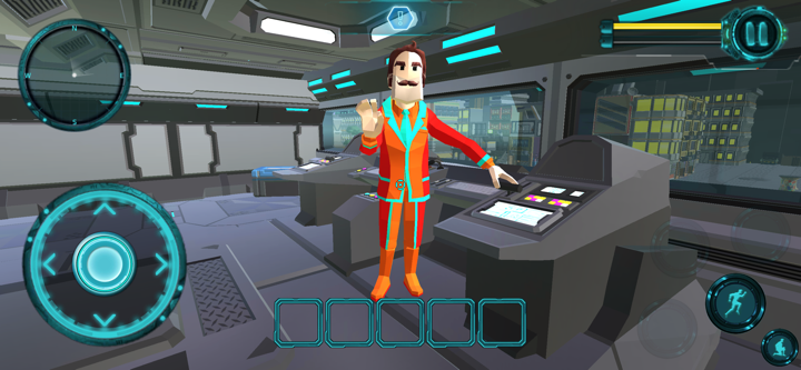 Clown Man Neighbor. Cyber City screenshot 2
