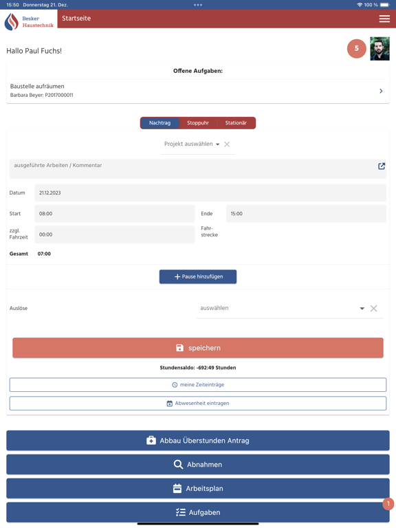Screenshot #5 pour Besker Haustechnik