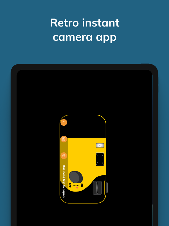 Dispo - Retro Film Camera iPad screenshot 1 - Photo & Video app