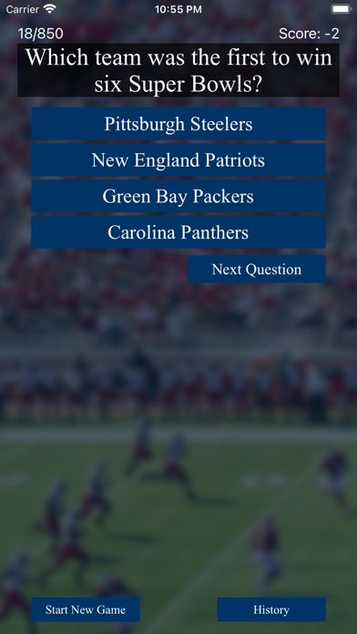 Football Trivia Pro Screenshot