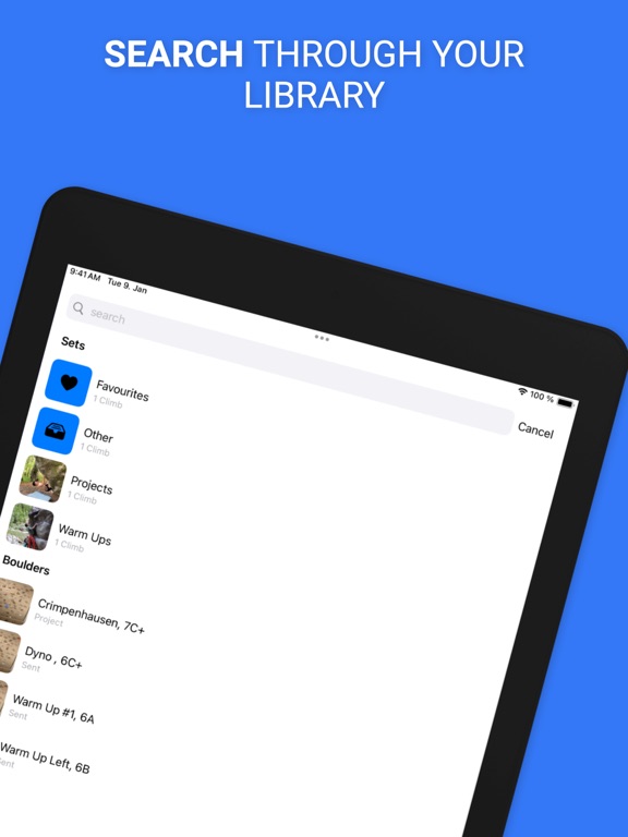 Spray: Climbing Wall iPad screenshot 4 - Sports app
