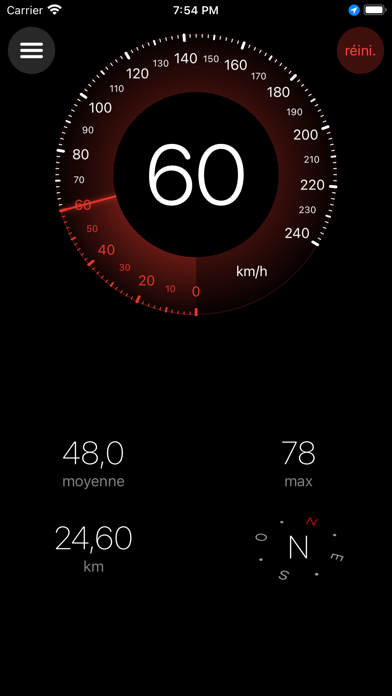Screenshot #2 pour Compteur de Vitesse ×