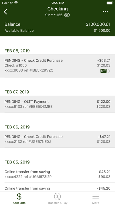 Proctor Federal Credit Union Screenshot
