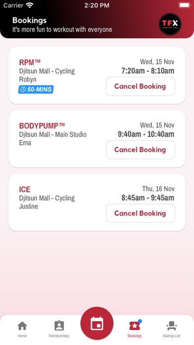 TFX Singapore Screenshot