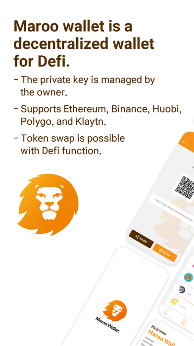 Screenshot 1 of Maroo Wallet App