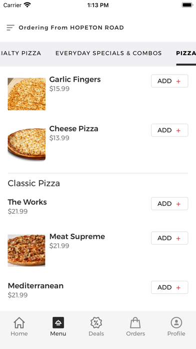 STRATFORD PIZZA CORNER Screenshot