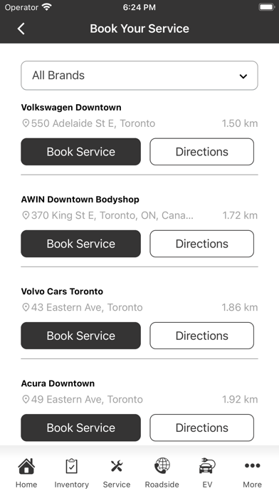 AWIN Group of Dealerships Screenshot