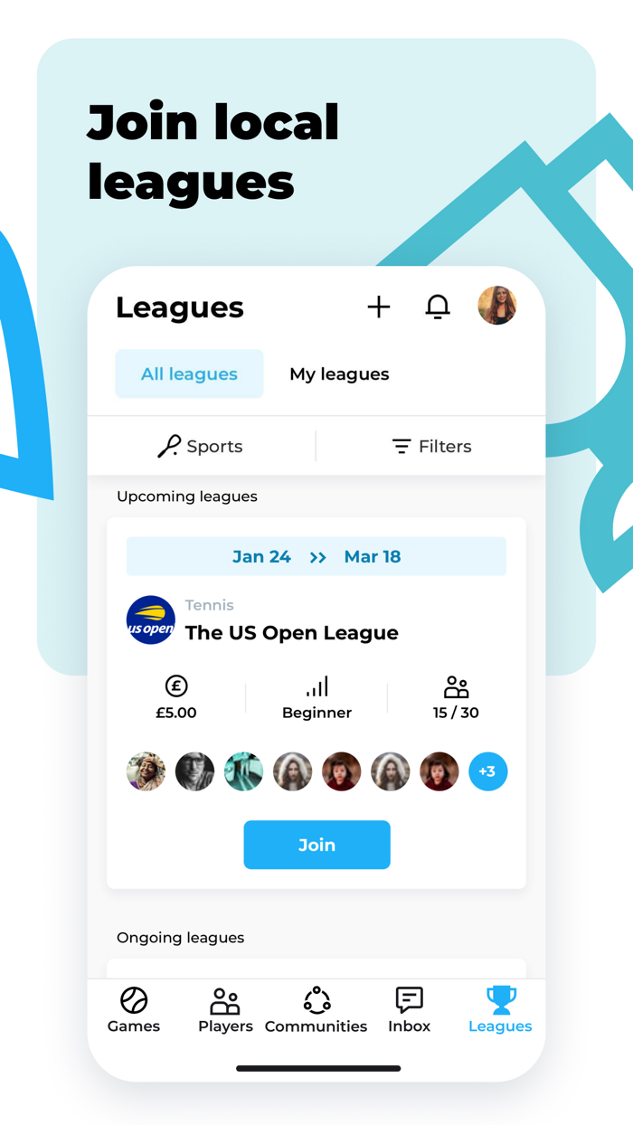 RacketPal Find Sport Partners