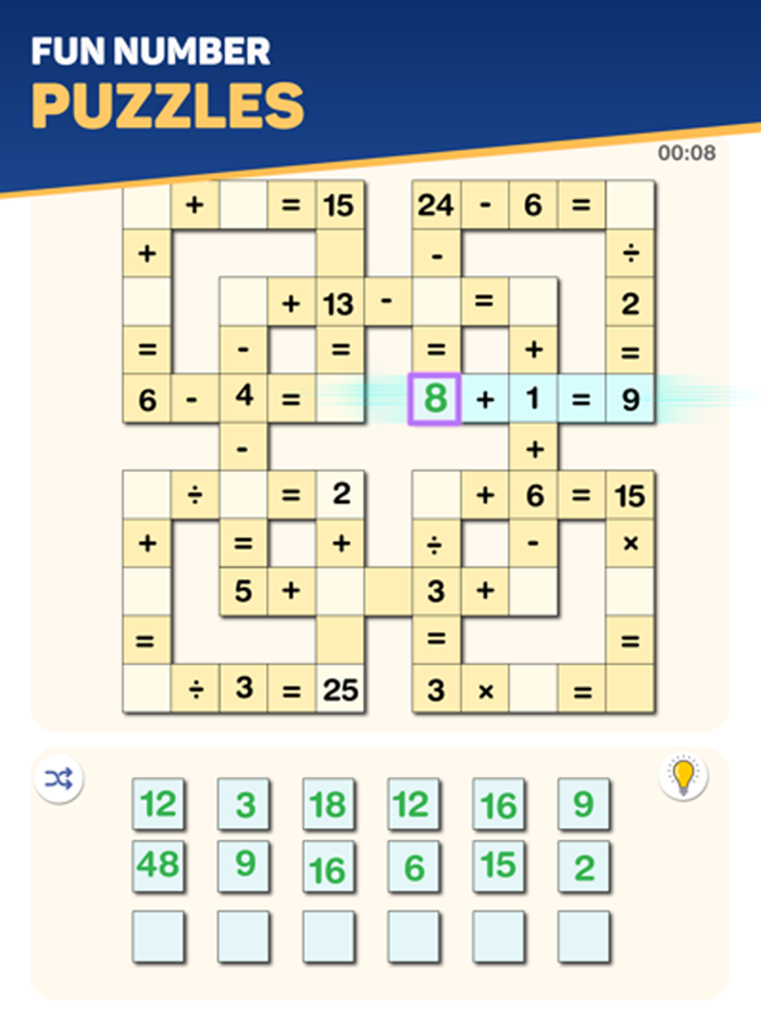 Math Crossword Puzzle