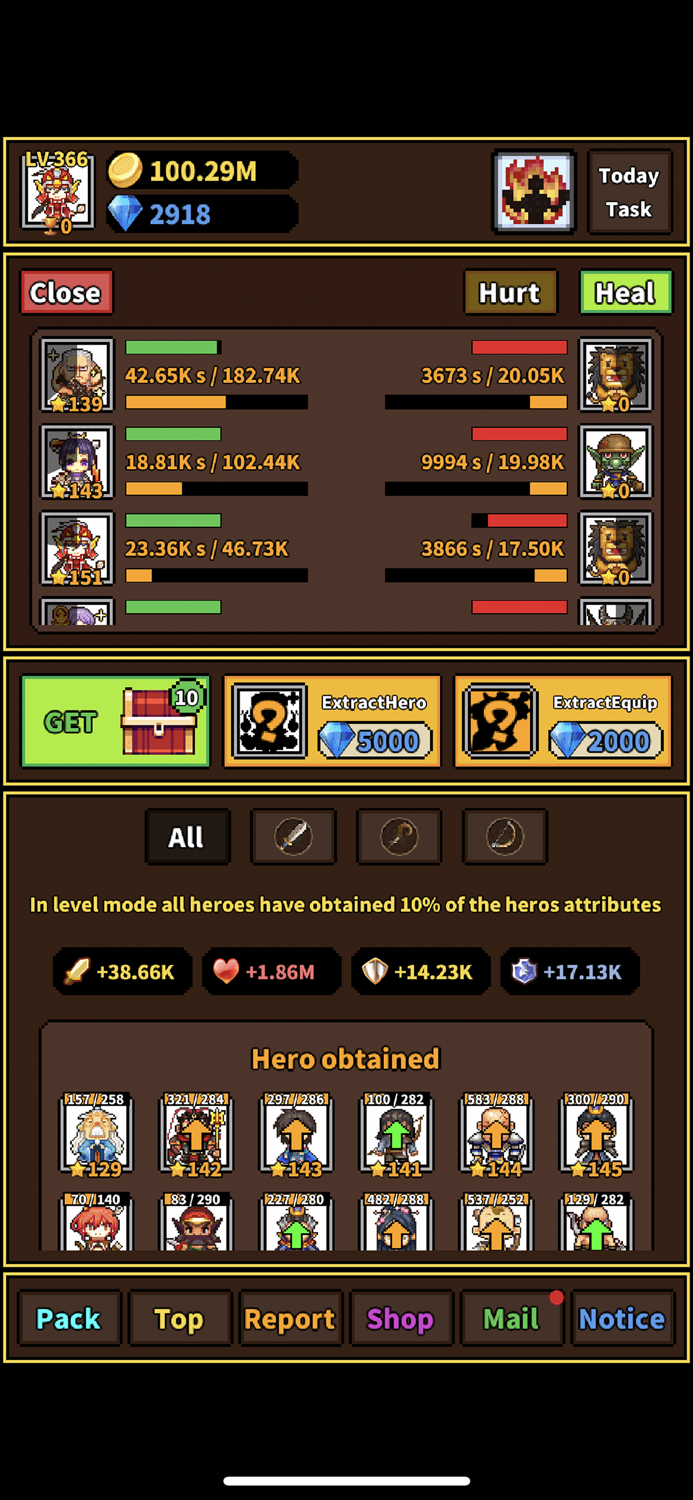 SimpleRPG - Leisure upgrade