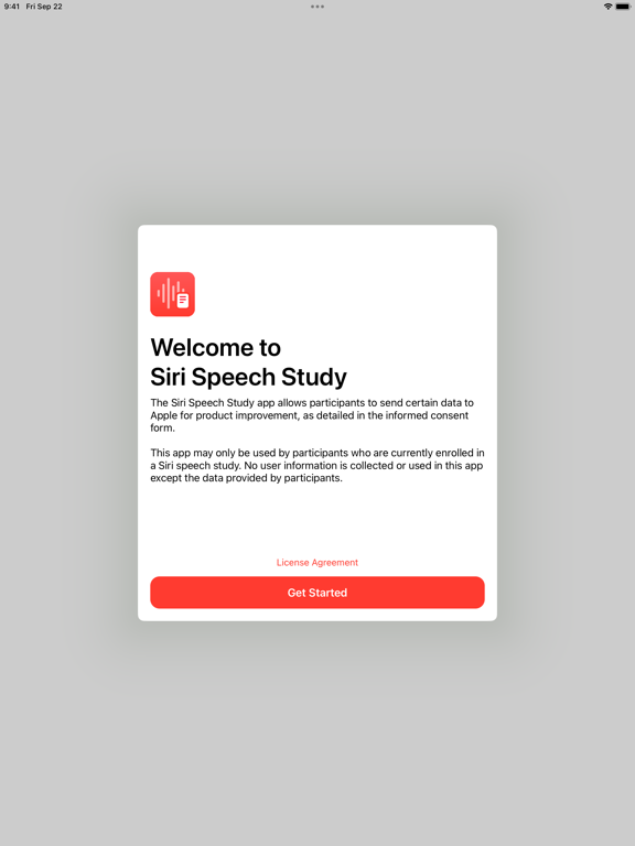Siri Speech Study