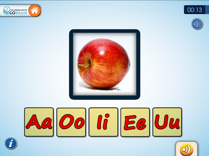 Fun with letters. AOUEI.