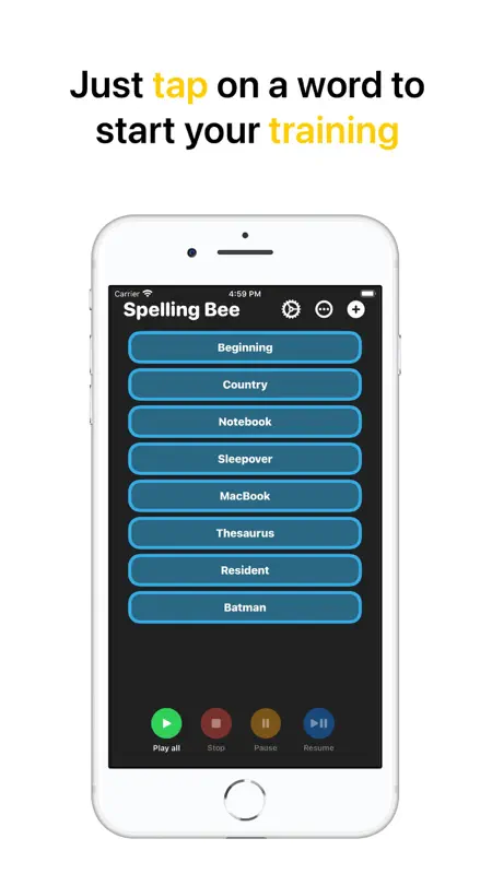Spelling Bee: Custom words screenshot 5 of 6