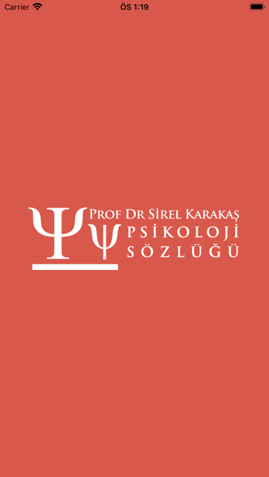 Psikoloji Sözlüğü Screenshot