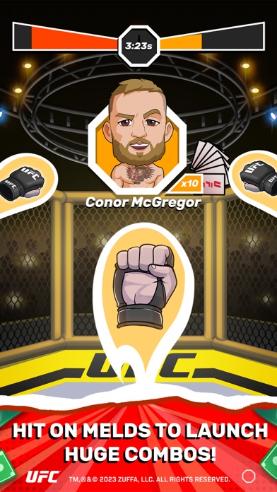 UFC Fight Card Rummy Screenshot