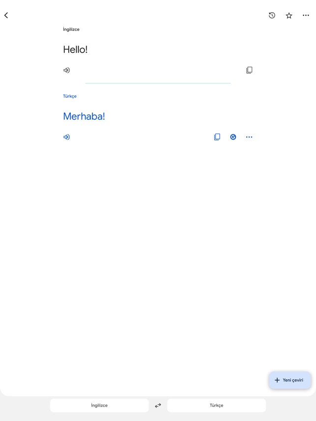 Google Çeviri App Store'da