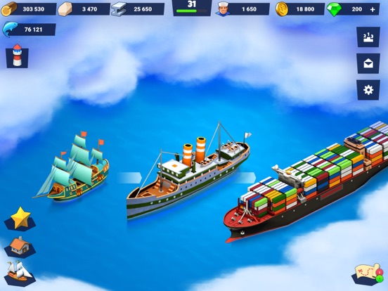 Sea Port: Scheeps Strategie iPad app afbeelding 1
