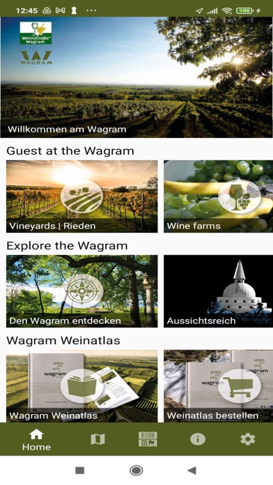 Wagram WeinGuide Screenshot