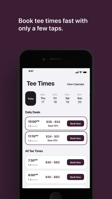 San Ignacio Golf Tee Times Screenshot