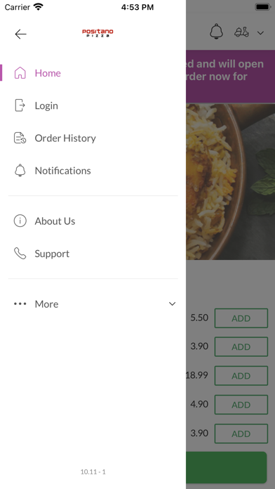 Positano Pizza. Screenshot 4 - AppWisp.com