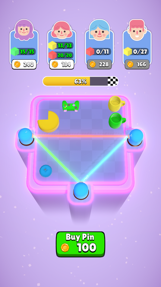 #4. Stretch And Slice (iOS) 来自: FLUSH GAMES OYUN YAZILIM VE BILGI TEKNOLOJILERI ANONIM SIRKETI
