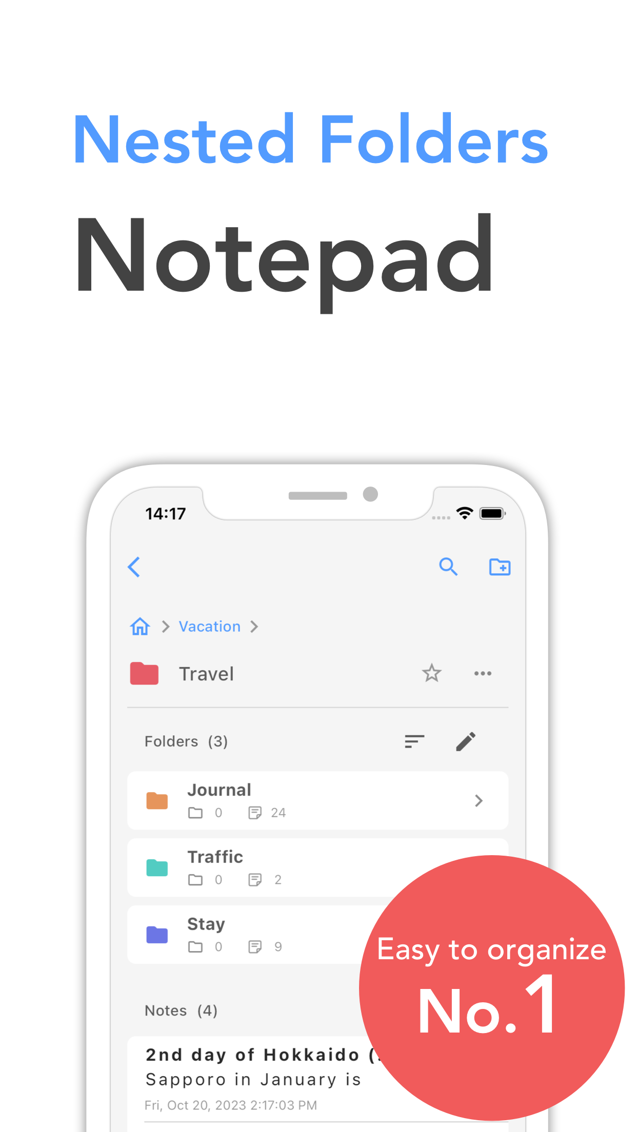 Simple Notepad App - Nota