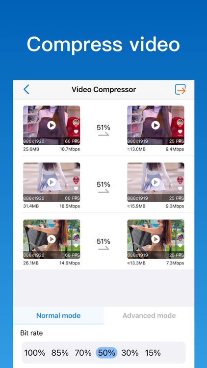 Video compressor - save space