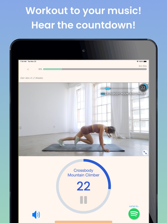 Screenshot #4 pour FitMix: Music & Fitness