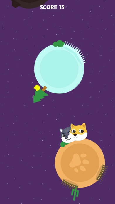 Dog Jump:planet escape games Screenshot