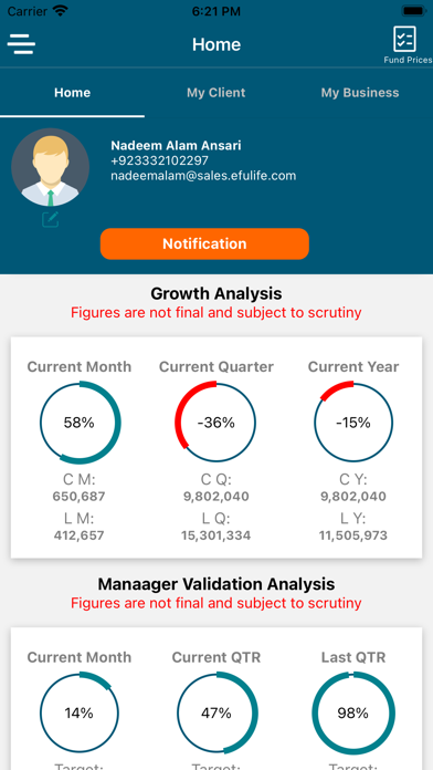 EFU Life Agent App Takaful Screenshot